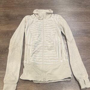 Lululemon Athletica Cream Utility Jacket